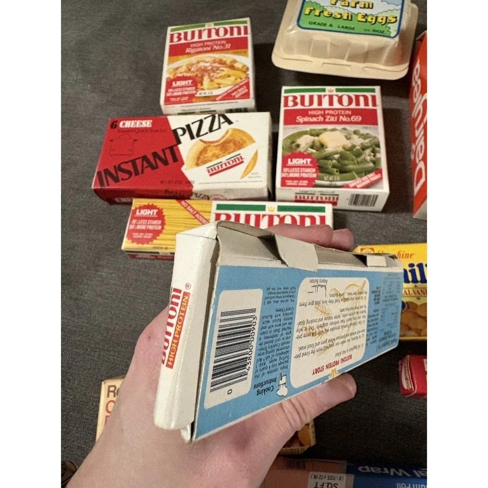 Vintage Play‎ Kitchen Food Name Brand Grocery Items Boxes - 15 Different Items